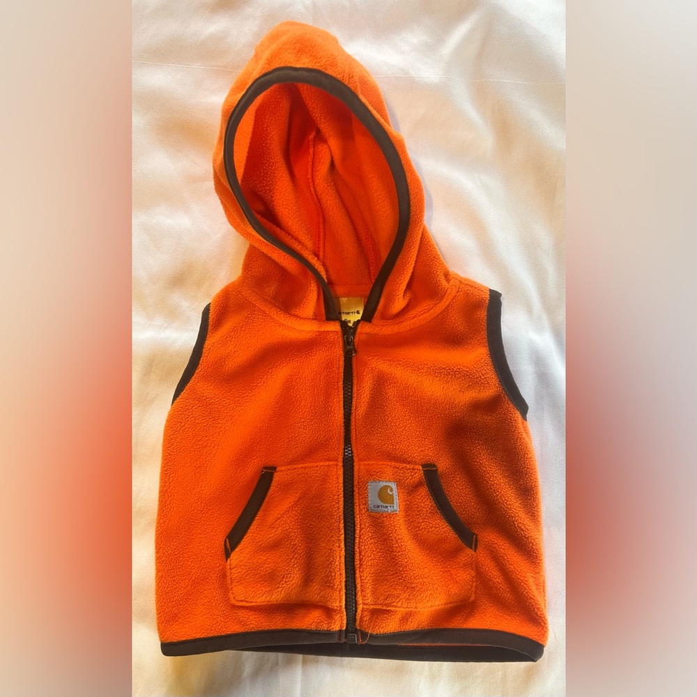 Hunter Orange Infant Carhartt Vest